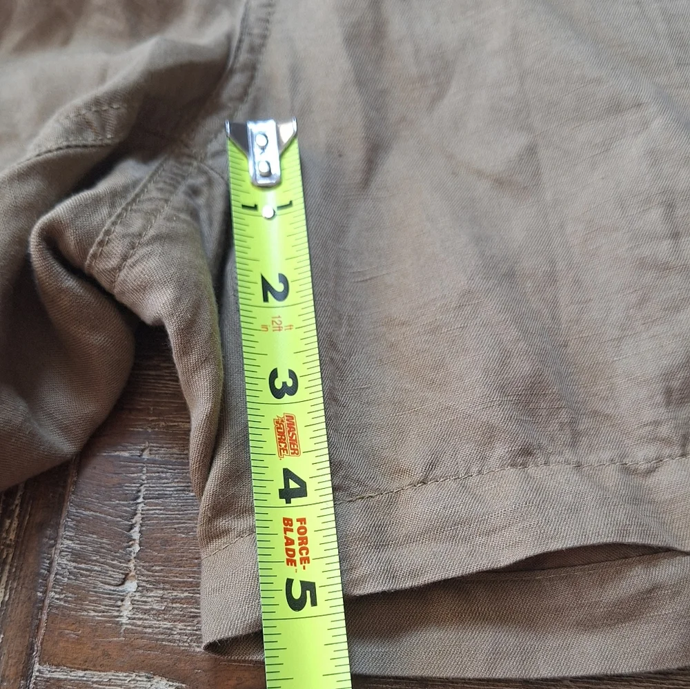 Polo Ralph Lauren Classic Fit Mens XL Beige Elastic Waist Shorts with Drawstring